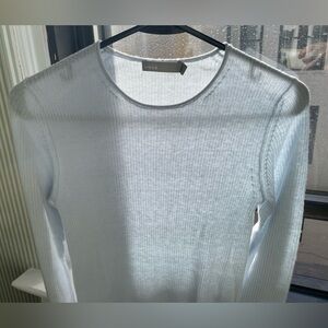 Vince Ice Blue Cashmere Crewneck NWOT 💎